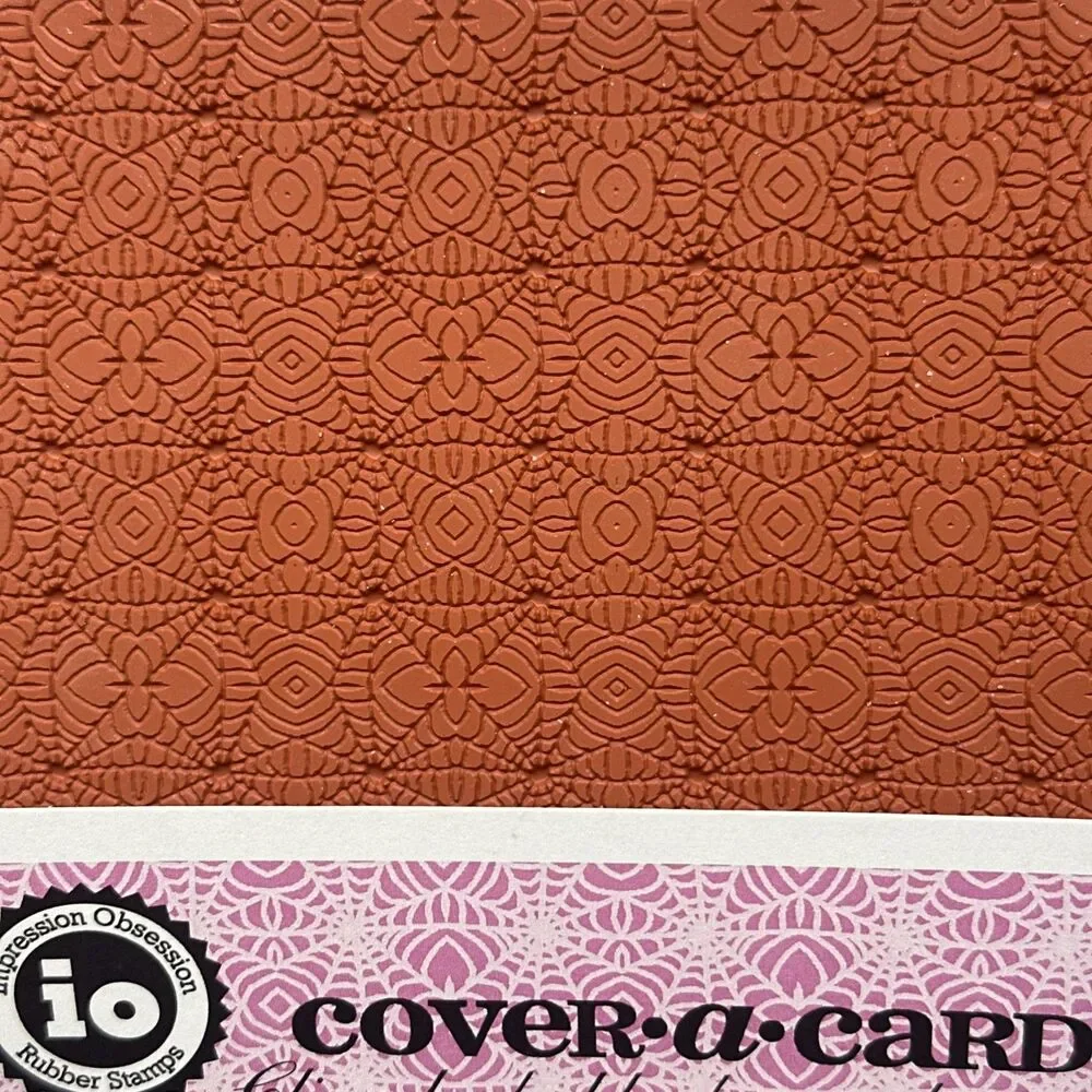 WEB Cover A Card Background Unmounted Stamp IMPRESSION OBSESSION HALLOWEEN